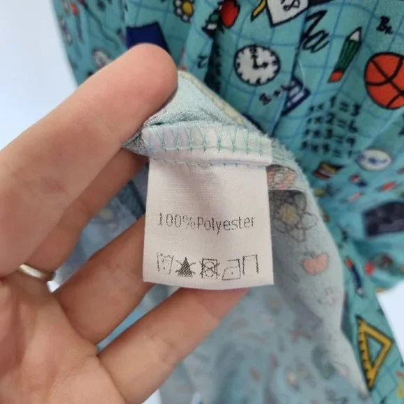 Lorraine LPD Multicolour Teacher Print Shift Dress with Belt Size 14 - Picture 10 of 10